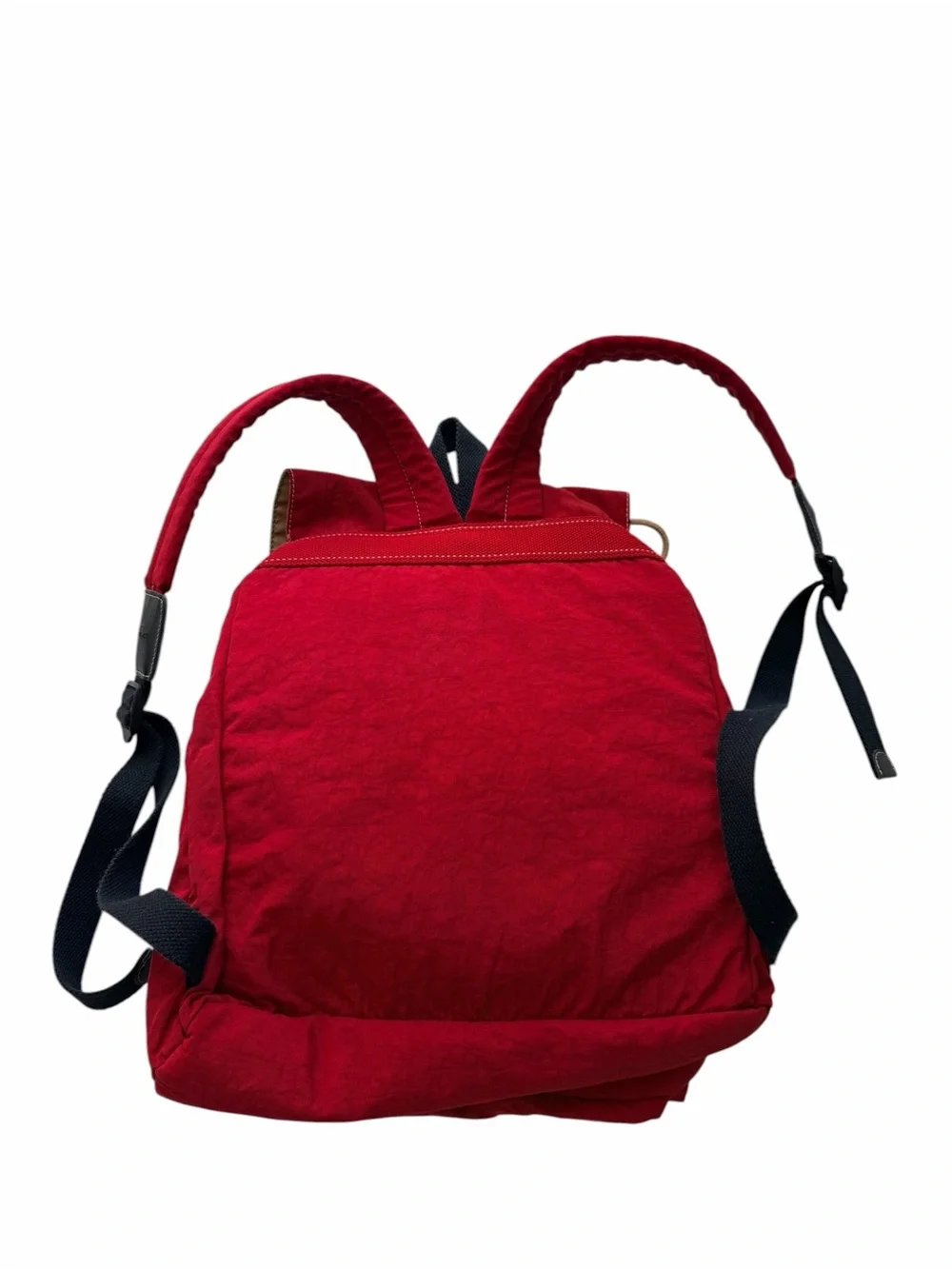 Kipling Canvas Medium Red Keeper Drawstring Backpack